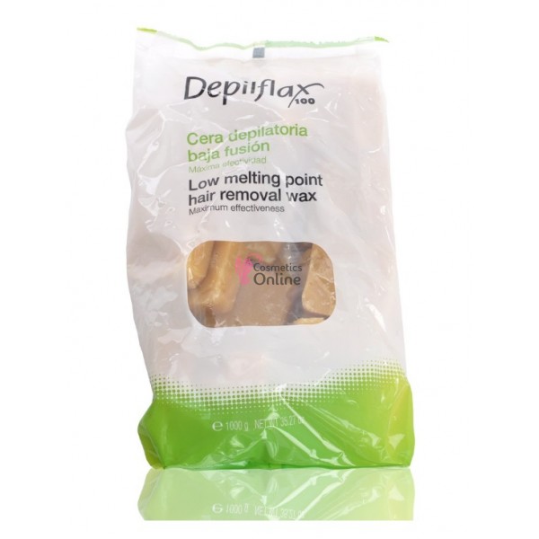 Ceara traditionala naturala pentru epilat cuburi Depilflax Spania 1 kg, Cera Natural 3AB